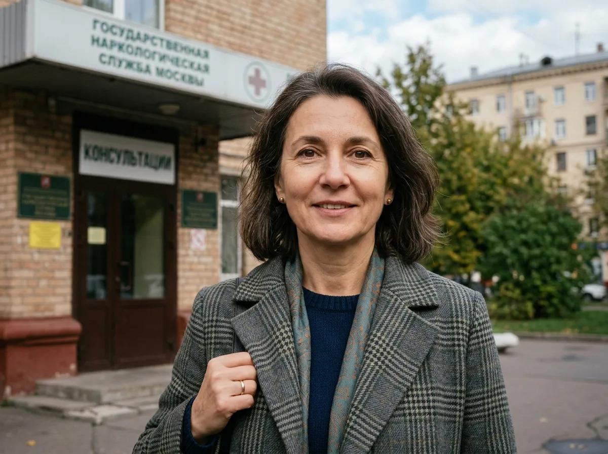 Женщина средних лет, аватар для отзыва о наркологической помощи в Москве